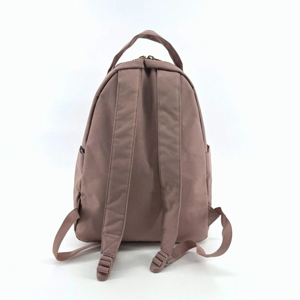 Herschel Supply Co Nova Mini Backpack Womens Ash Rose Pink Gold Zip Travel Bag